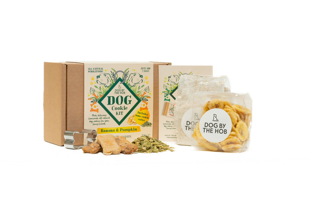 Dog Cookie Making Kit | Banana & Pumpkin Seed